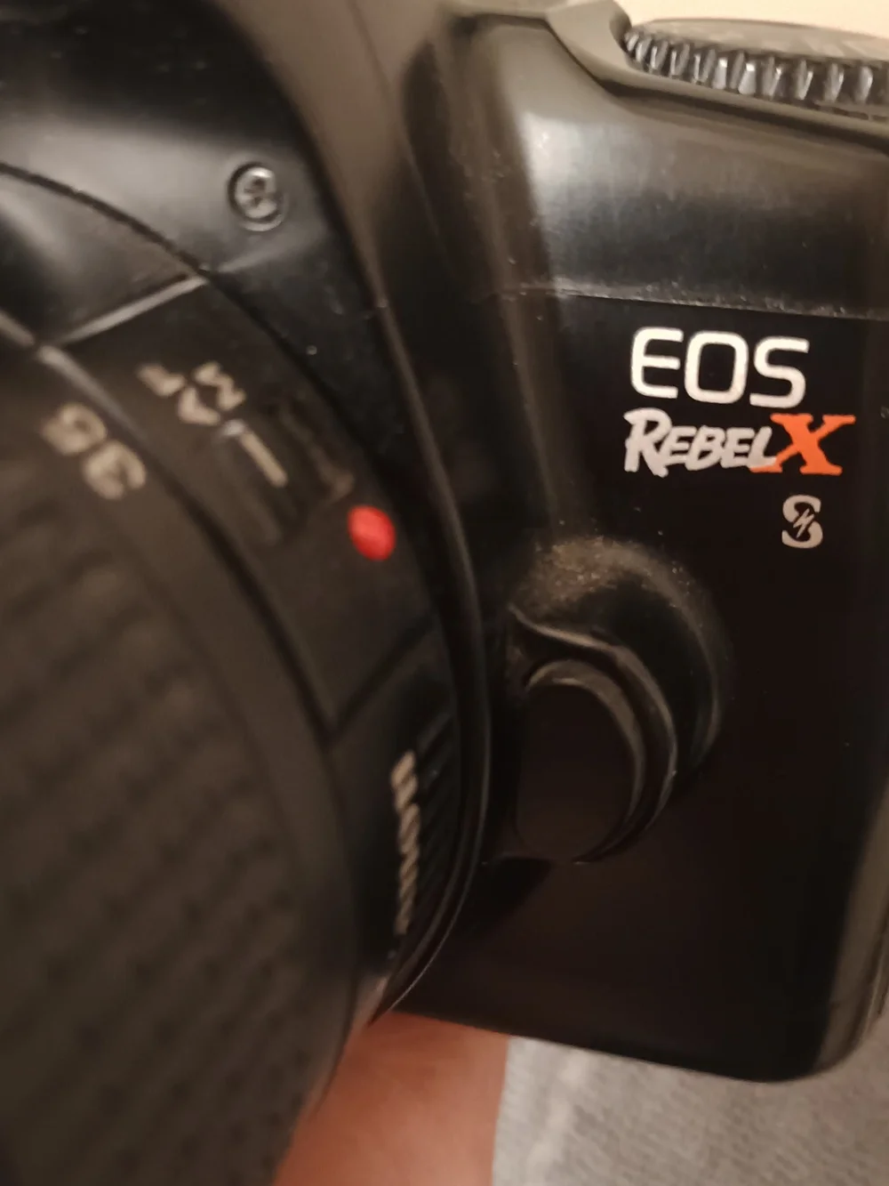 Canon EOS Rebel SLR Camera with 35-80mm Lens - Black